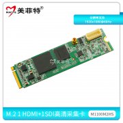 M1100M2HS双路M.2高清1路HDMI+1路SDI高清采集卡